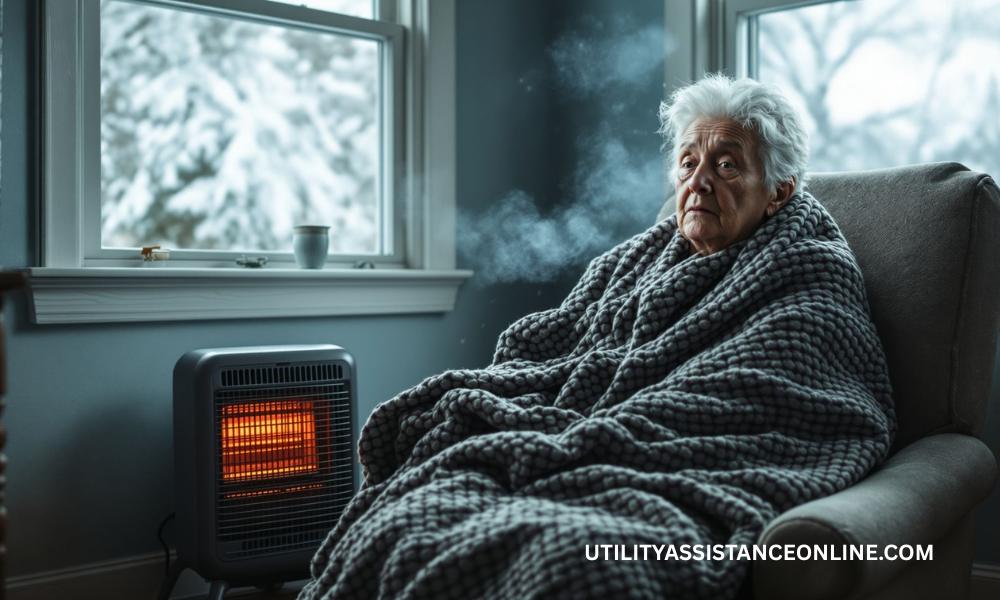 Elderly facing cold conditions