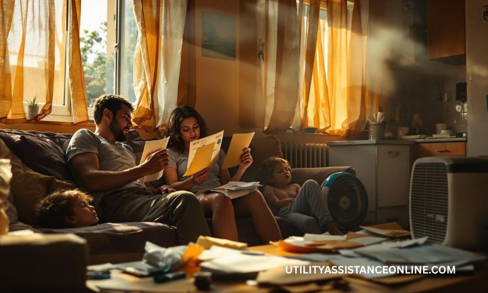 Family struggling with energy costs