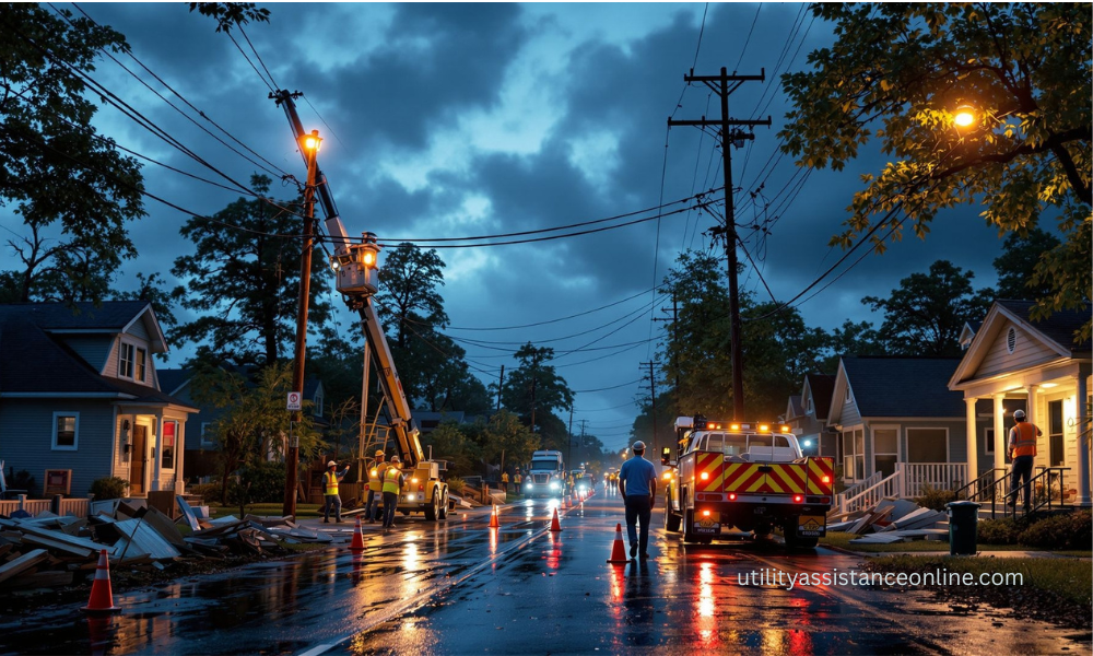Power outages and recovery after Hurricane Beryl